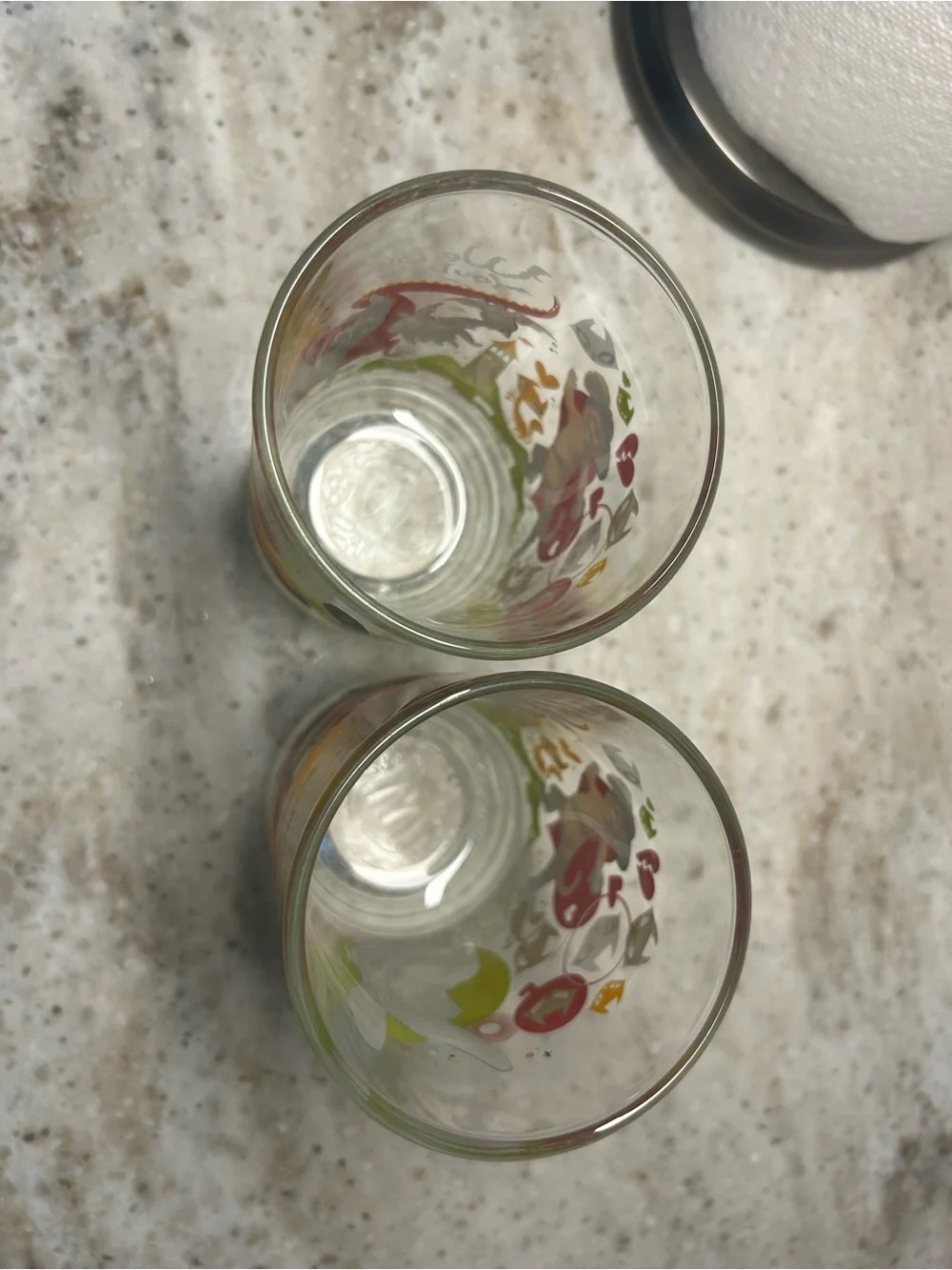 McDonalds VTG Shrek Glasses Set Of 2